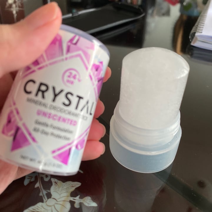 photo of CRYSTAL  Mineral Deodorant Stick - Unscented shared by @peasfulpea on  28 Jul 2020 - review