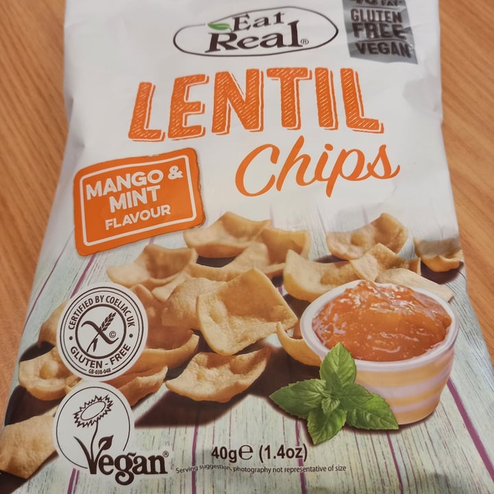 photo of Eat Real Lentil Chips Mango & Mint shared by @colleenc on  14 Oct 2021 - review