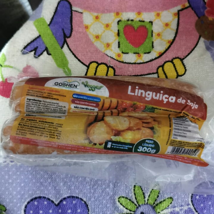 photo of Goshen Vegge Linguiça de Soja shared by @deborahfln on  04 May 2022 - review