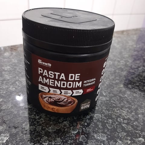 Pasta De Amendoim Sabor Chocolate Com Morango 500g Growth