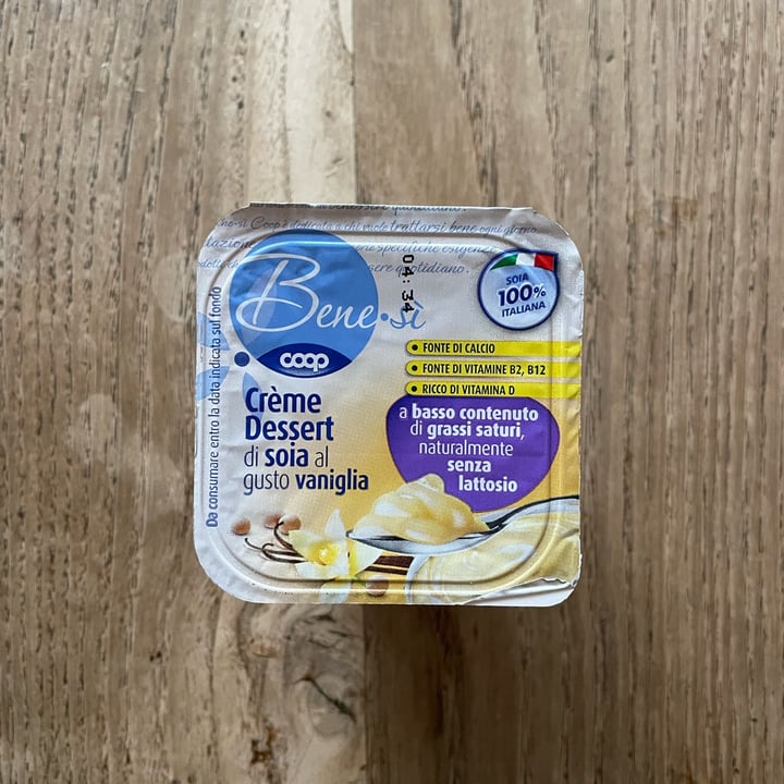 review photo of Bene.Si coop Crème Dessert di soia al gusto di vaniglia shared by @caramedo on 30 Nov 2021 - review