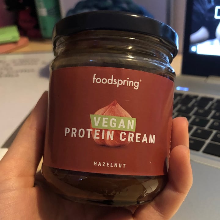 photo of Foodspring Vegan protein cream shared by @alicemonzani on  03 Jan 2022 - review