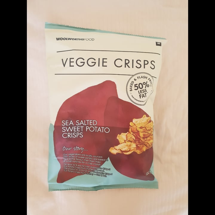 photo of Woolworths Food Veggie Crisps Sea Salted Sweet Potato Crisps shared by @ullu on  06 Mar 2022 - review
