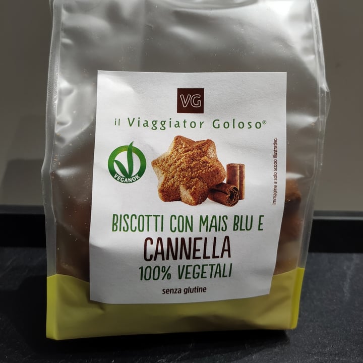 photo of Il Viaggiator Goloso Biscotti Con Mais Blu E Cannella shared by @agnetrem on  25 Nov 2021 - review