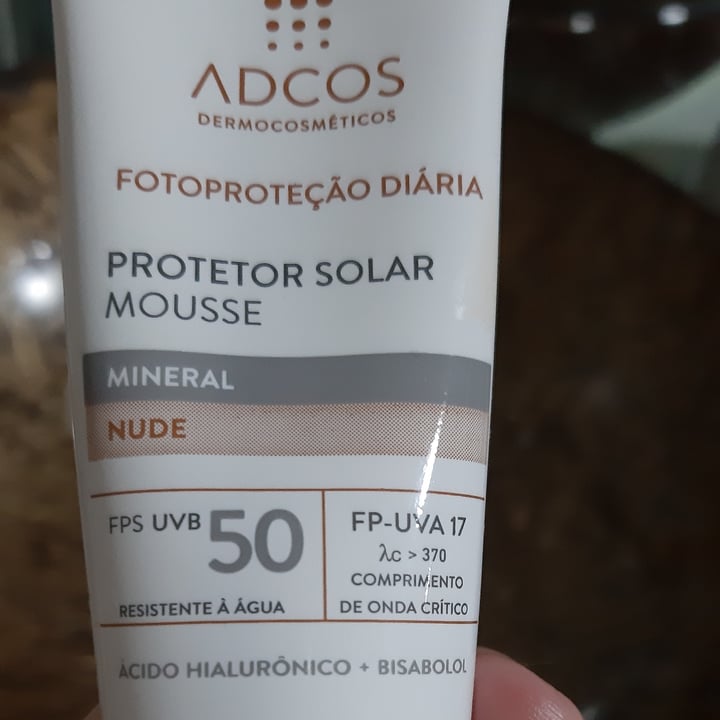 photo of Adcos Protetor Solar Mousse shared by @quenehen on  05 May 2022 - review