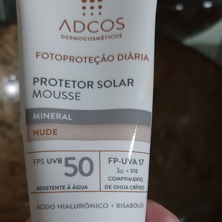 review photo of Adcos Protetor Solar Mousse shared by @quenehen on 05 May 2022 - review