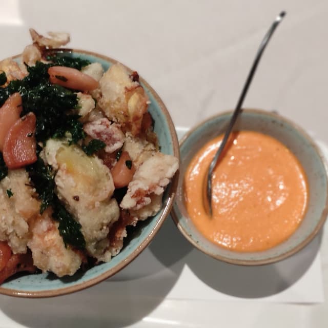 菜肴“Crispy Roman-Style Artichokes”的照片