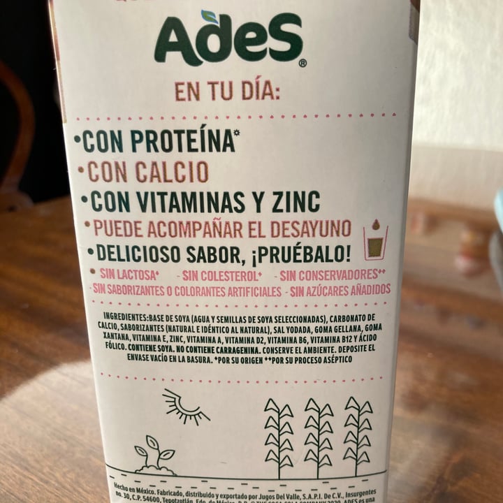 photo of Ades Leche de Soja sabor Natural shared by @abi88 on  18 Feb 2021 - review