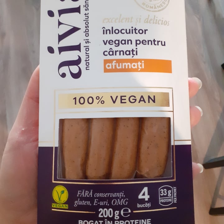 review photo of Aivia Inlocuitor vegan pentru carnati afumati shared by @vegantonia92 on 13 Dec 2021 - review