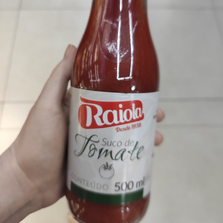 photo of Raiola Suco Tomate shared by @micheletrevisan on  27 Apr 2022 - review