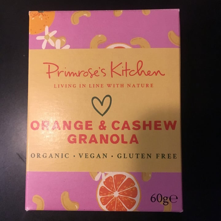 photo of Primrose's Kitchen Orange & Cashew Granola shared by @ariadnacanovas on  18 Feb 2020 - review