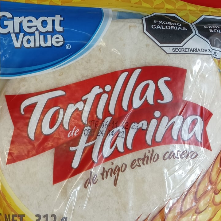 photo of Great Value  Tortillas de harina shared by @krampus2065 on  06 Apr 2022 - review