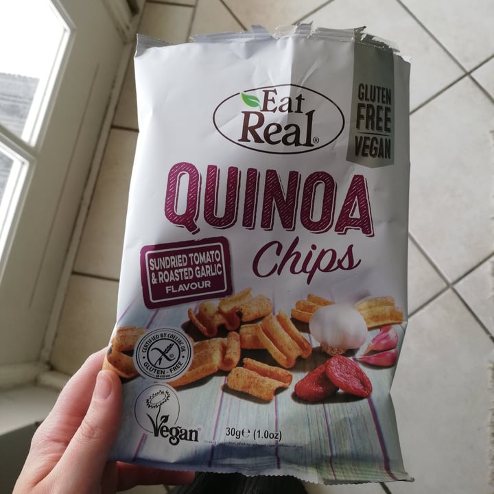 review photo of Eat Real Sundried Tomato & Roasted Garlic Flavour Quinoa Chips shared by @racey11 on 26 Jan 2021 - review