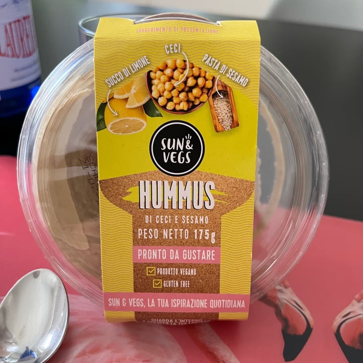 photo of Sun&vegs Hummus shared by @svevasapino on  10 Jul 2022 - review