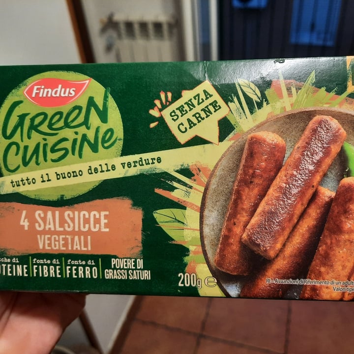 photo of Findus 4 Salsicce Vegetali shared by @ladygiorgiette on  01 Oct 2021 - review