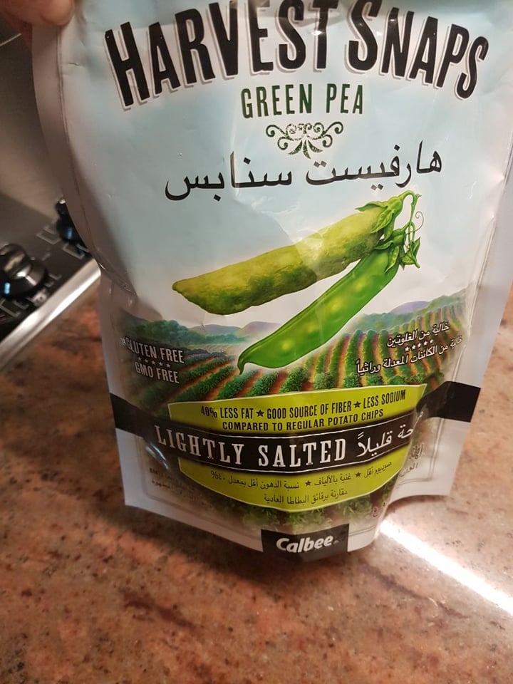 photo of Harvest Snaps Baked Pea and Rice snacks seasoned with Salt shared by @charmaine on  20 Dec 2019 - review