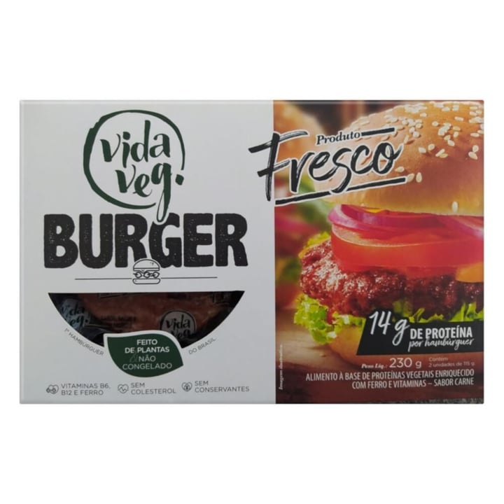 review photo of Vida Veg Hamburguer Sabor Carne shared by @katmmartins on 02 May 2022 - review