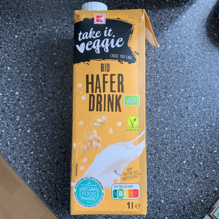 photo of Kaufland Take it Veggie Bio Hafer Drink shared by @veggie-slayer on  04 Jul 2021 - review