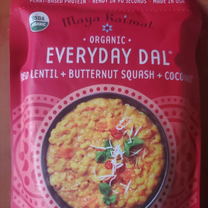 photo of Maya Kaimal Everyday Dal -  Red lentil + butternut squash + coconut shared by @muddyandfoxgloved on  19 Jul 2021 - review
