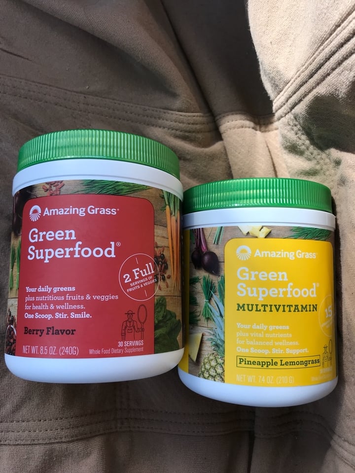 photo of Amazing Grass Green Superfood -Berry shared by @vicpet20 on  17 Feb 2020 - review