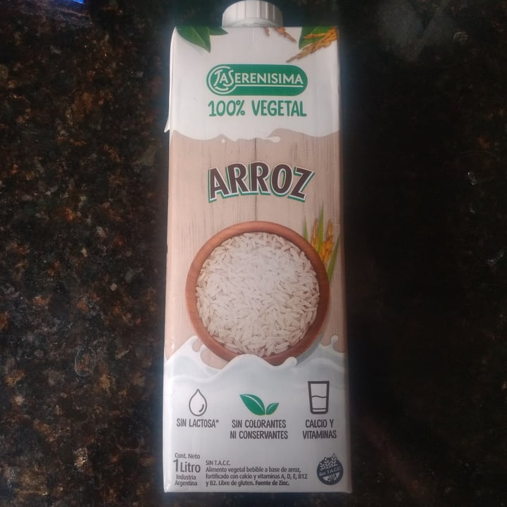 photo of La Serenísima Leche de Arroz Vegetal shared by @flxren on  15 Jan 2021 - review