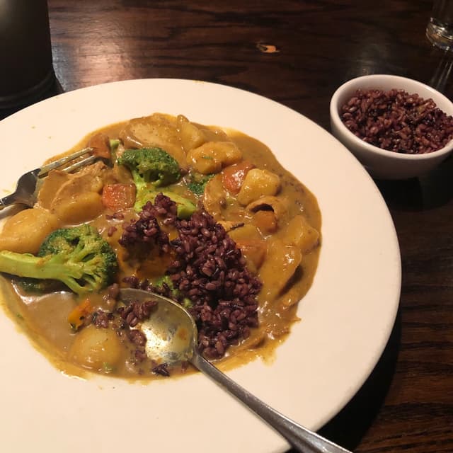 Photo of the dish “Coconut curry brown rice”