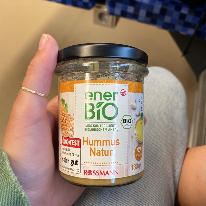 photo of Rossmann Ener Bio Hummus Natur Bio shared by @jetteschuetze on  18 Aug 2021 - review