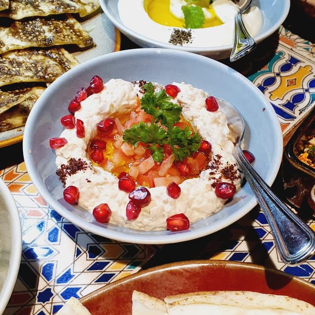 Photo of the dish “Moutabbal (Baba ghannouj with tahini)”