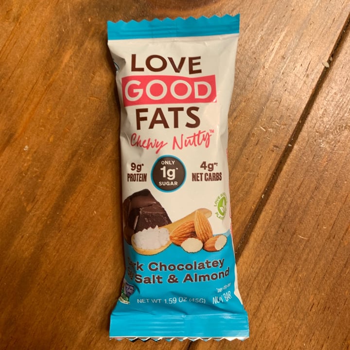 Love Good Fats Chewy Nutty Dark Chocolatey Sea Salt & Almond Review ...