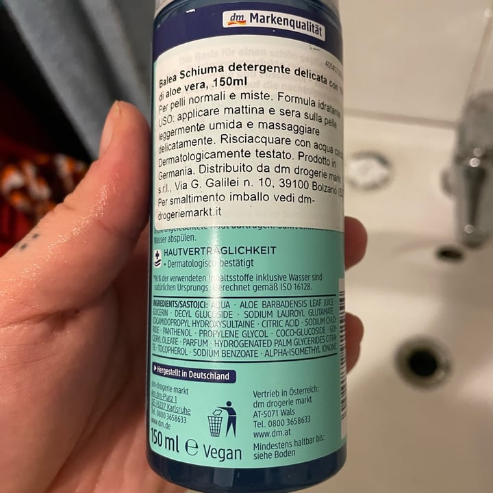review photo of Dm balea Schiuma detergente viso ultra sensitive shared by @lullast on 17 Apr 2022 - review