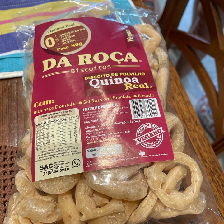 photo of Da Roça Biscoito de Polvilho Quinoa Real shared by @rurosrmb on  11 Apr 2022 - review