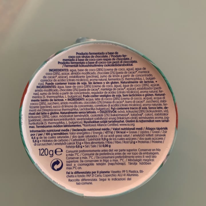 review photo of Alpro Absolutely Coconut STRACCIATELLA shared by @violetsandford on 05 Sep 2022 - review