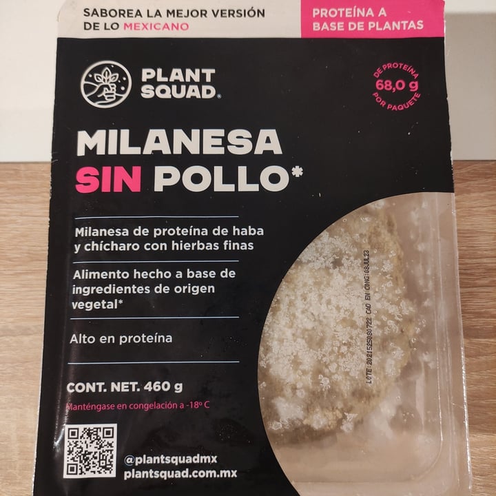 photo of Plant Squad Milanesa sin pollo shared by @catafdezc on  13 Nov 2022 - review
