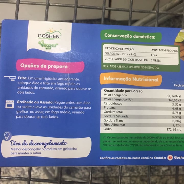 review photo of Goshen Vegges camarão de soja shared by @scsant on 09 Aug 2022 - review