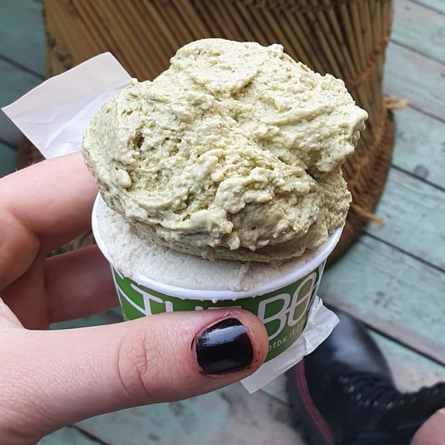 Photo of the dish “Gelato al Pistacchio Integrale e Anacardo Salato”
