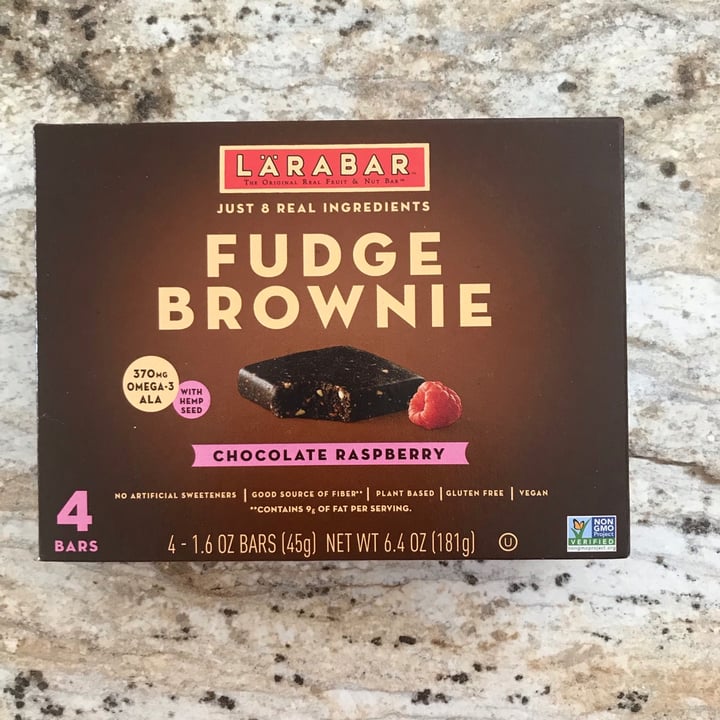 photo of Larabar Fudge Brownie (Chocolate Raspberry) shared by @dianna on  05 Jun 2021 - review