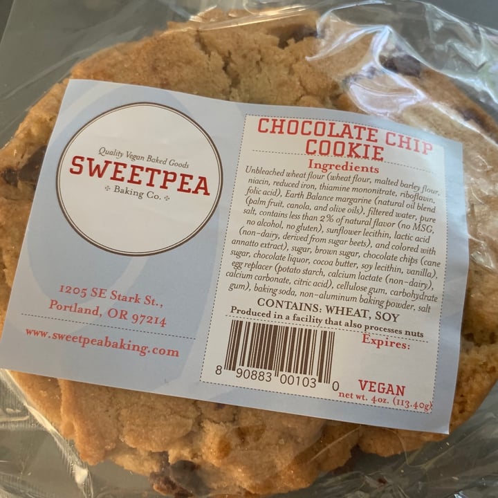 photo of Sweetpea Baking Co. Chocolate Chip Cookie shared by @allhess on  15 Aug 2020 - review