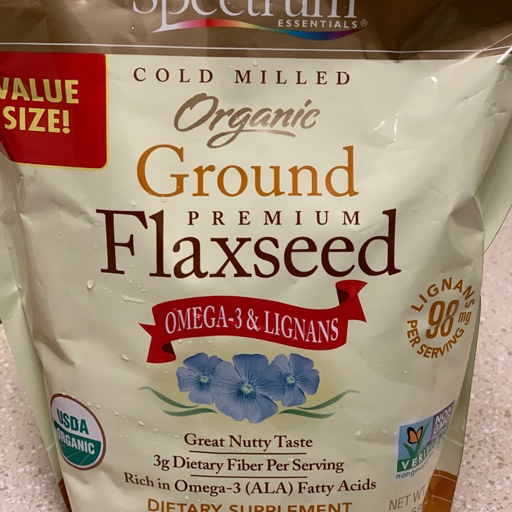 photo of Spectrum Essentials Ground Premium Flaxseed shared by @kittycrueltyfree on  05 Sep 2021 - review