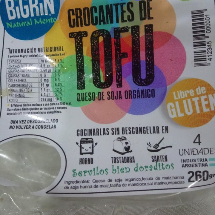 photo of BiGrin Crocante De Tofu shared by @enoughisenough on  14 Aug 2020 - review