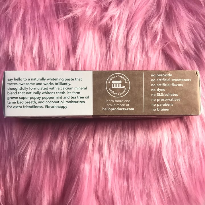 photo of Hello Farm Grown Mint Toothpaste shared by @veganforanimal on  26 Aug 2022 - review