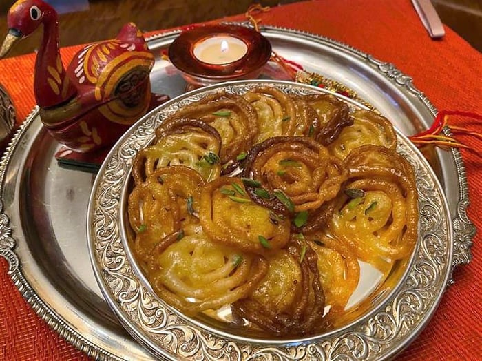 vegan Jalebi