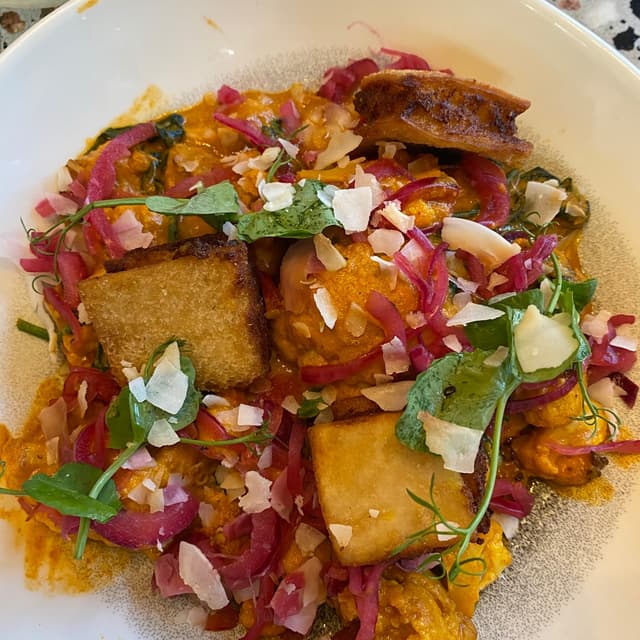 Foto del plato “Cauliflower Badami”