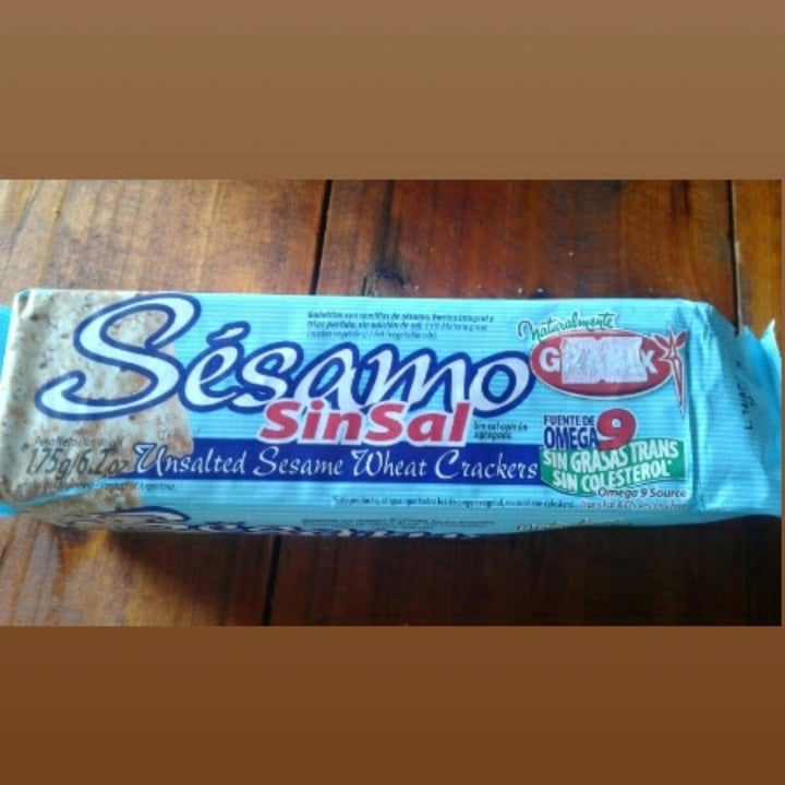 review photo of Granix Galletitas Crackers con Semilla de Sésamo Sin Sal shared by @sofiromero on 26 May 2021 - review