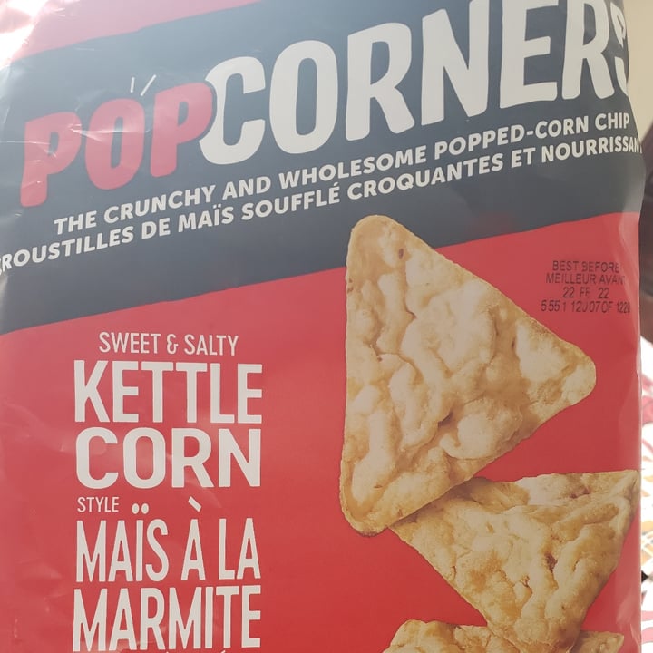 photo of PopCorners Popcorners Kettle Corn shared by @veganlifestyles on  30 Jun 2021 - review