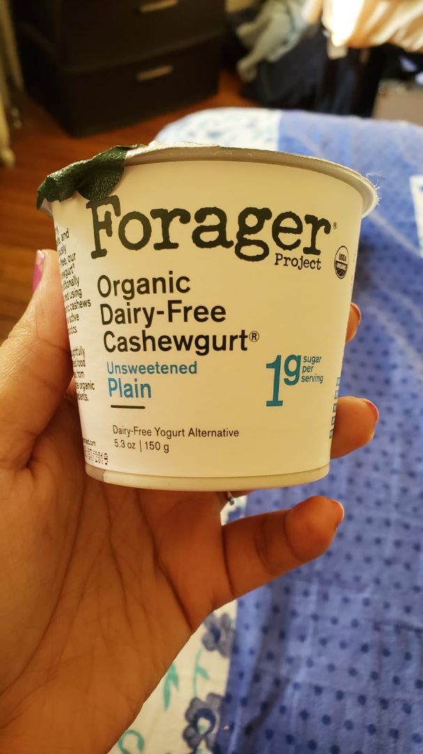 photo of Forager Project Organic Dairy-free Cashewmilk Yogurt Plain shared by @veganprani on  13 Nov 2019 - review