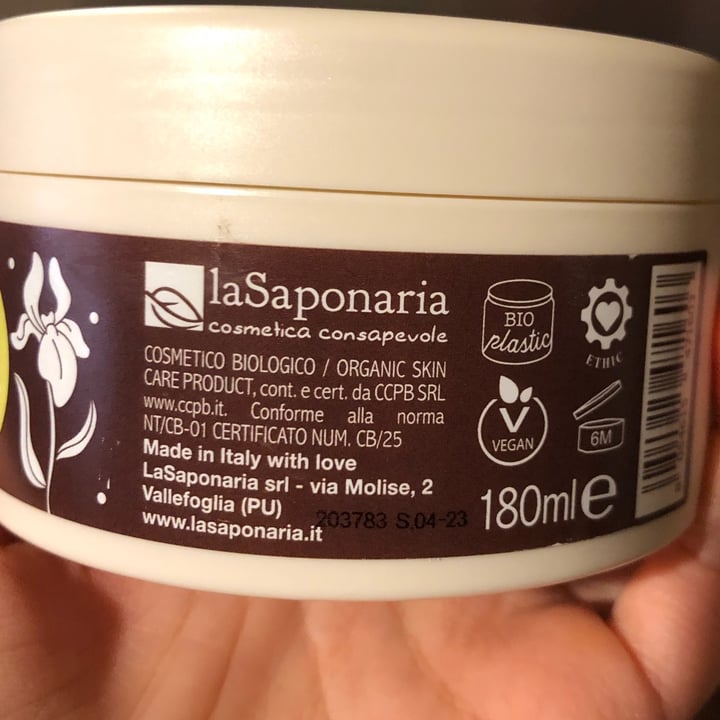 photo of La Saponaria Crema corpo nutriente - Soffice di Karité (Radici) shared by @frasoya on  11 Nov 2021 - review