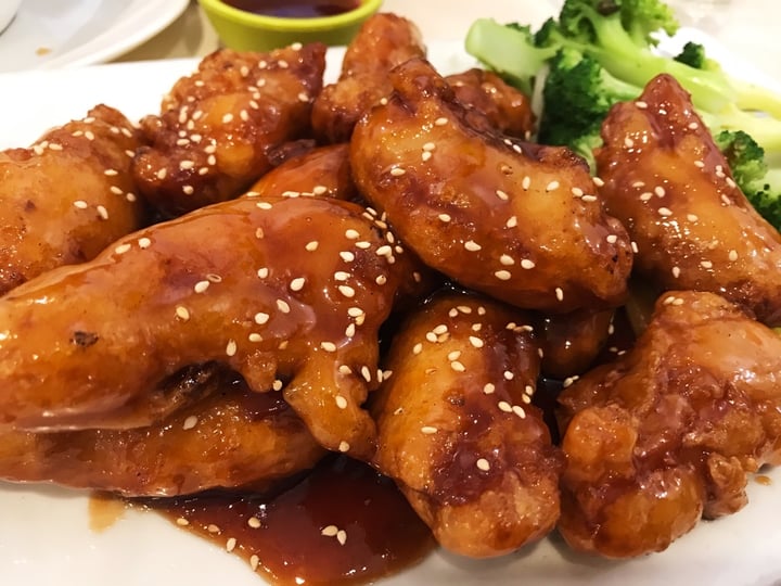 photo of VeGreen Vegetarian Fusion Restaurant Vegan Sesame Chicken shared by @tofutrey on  01 Dec 2019 - review