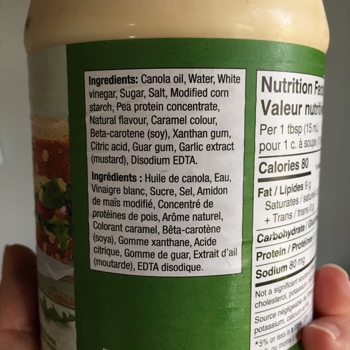 photo of President's Choice Plant Based Mayo By PC shared by @briannag on  01 Jul 2021 - review