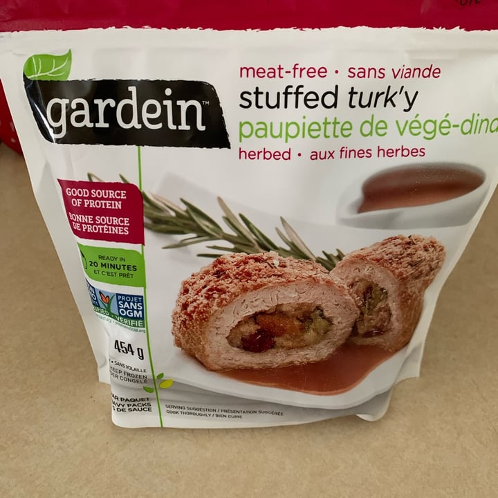 review photo of Gardein Meat free Stuffed Turk’y Herbed shared by @sbourbo on 26 Dec 2021 - review