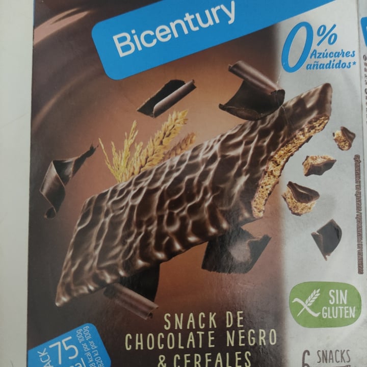 photo of Bicentury Snack De Chocolate Negro Y Cereales shared by @reila17 on  04 May 2022 - review